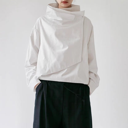Long Sleeve Loose Stand-up Collar Jacket