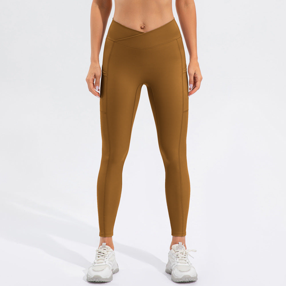 Nude Feel Yoga Pants Women's Tight High Waist Fitness Pants