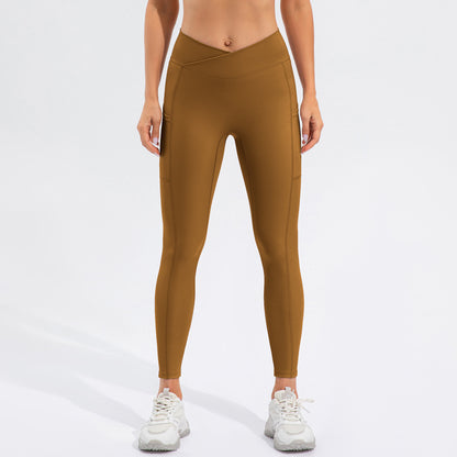 Nude Feel Yoga Pants Women's Tight High Waist Fitness Pants