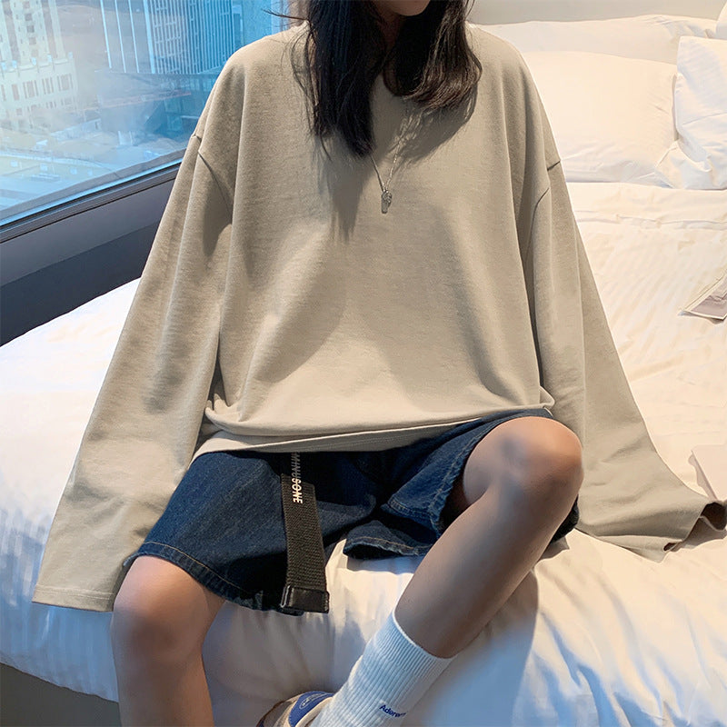 Men's And Women's All-series Loose Long Sleeve Sweatershirt T-shirt