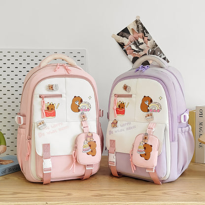 Creative Cartoon Printed Large Capacity Backpack