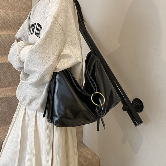 Vintage Bag Women's Large Capacity Soft Leather Niche