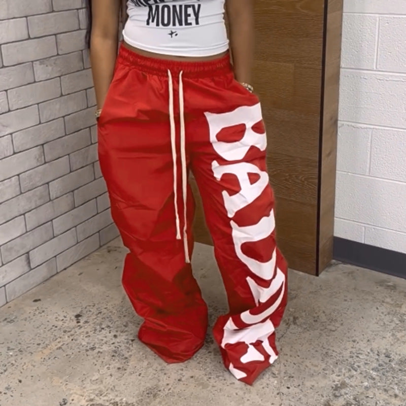 Drawstring Thin Loose Quick-drying Casual Pants