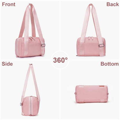 Fashion Personality Women's Pink Gym Bag Lightweight