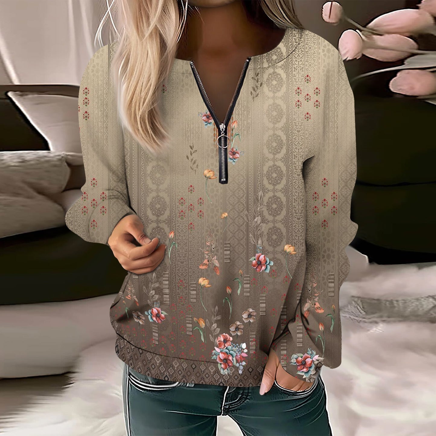 Casual All-matching Fashion Trendy Women's Sweater