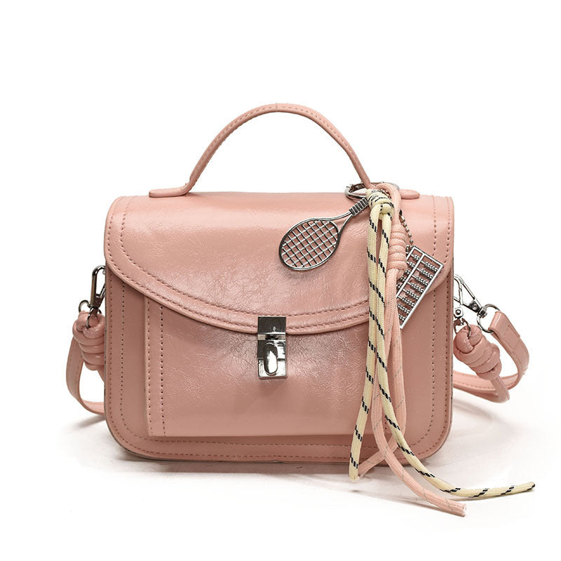 Casual Small Square Shoulder Bag Retro Portable Messenger Handbags For Women