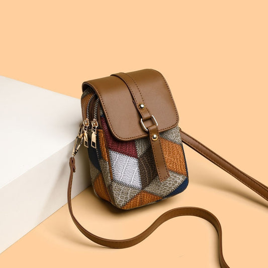 Versatile Generous One-shoulder Crossbody Bag Mini Phone Holder