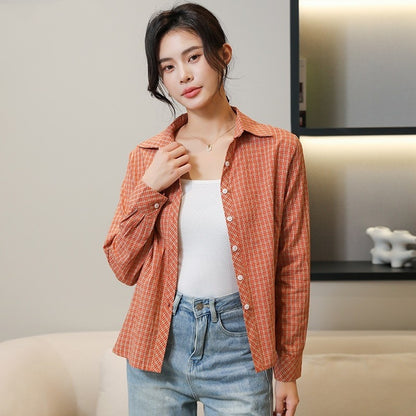 Summer Cotton Loose Casual Shirt