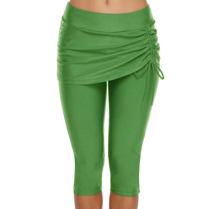 Ladies Swimming Trunks Conservative High Waist