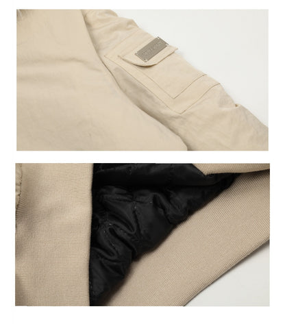 Solid Color Simple Fur Collar Jacket Women's Retro Casual Thickening Short All-match Coat