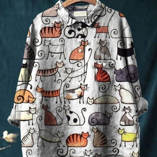 Hawaiian Style Long Sleeve Shirt