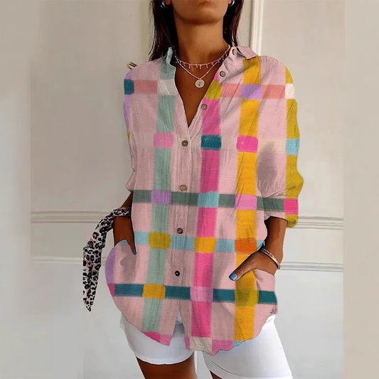 Long Sleeve Beach Travel Printed Shirt