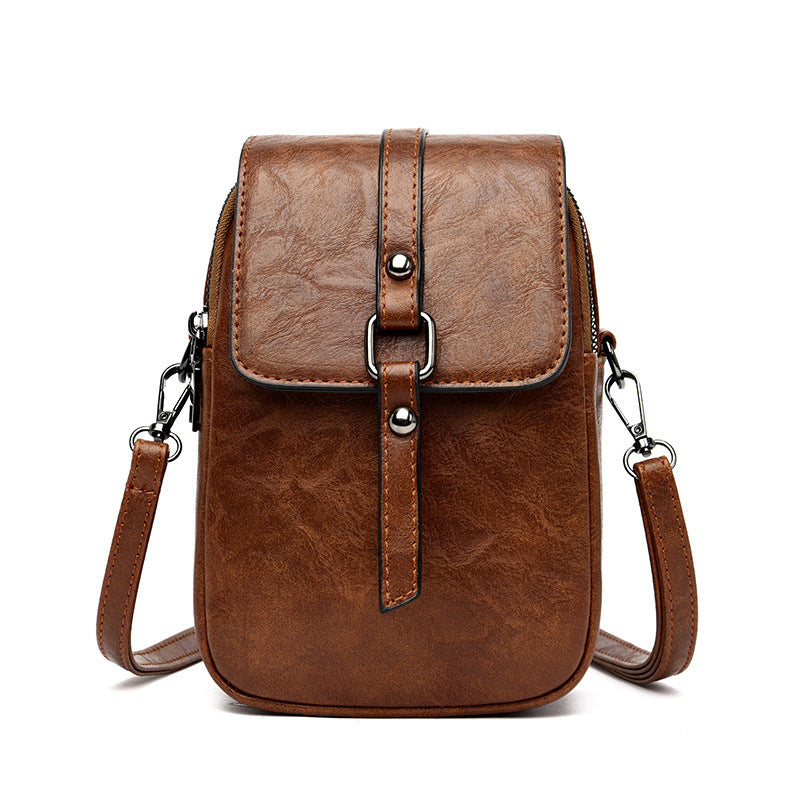 Versatile Generous One-shoulder Crossbody Bag Mini Phone Holder